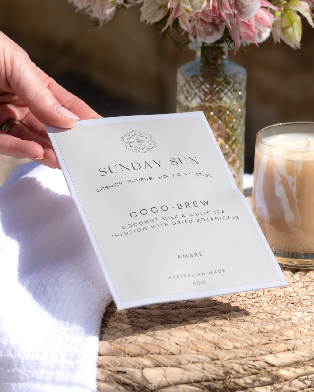 Sunday Sun Coco-Brew Milk Bath Bag